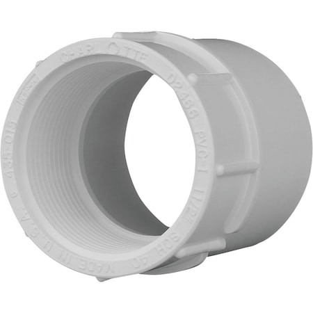 Charlotte Pipe And Foundry 1-1/2 In. Schedule 40 Female PVC Adapter PVC 02101  1400HA